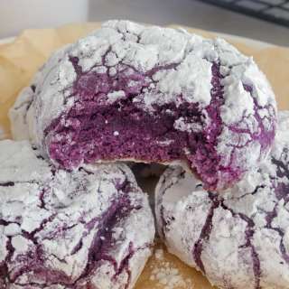 Ube Crinkles (Purple Yam Crinkles)