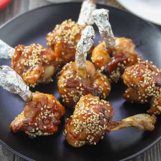 Plum Sauce Chicken Lollipops