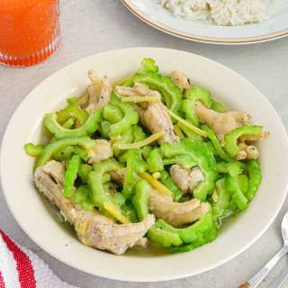 Ampalaya with Chicken Feet