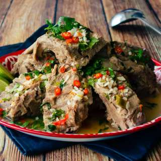 Thai Spicy Pork Bones Soup - "Leng Saeb"