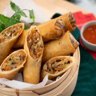 Ultimate Crispy Veggie Spring Rolls