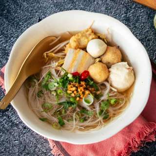 Classic Thai Noodle Soup - Street Style