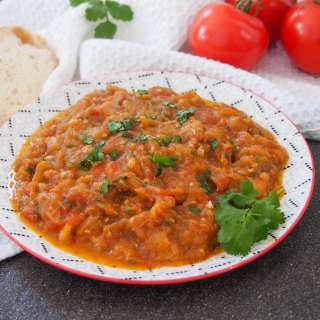 Zaalouk (Moroccan eggplant salad)