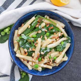 Lemon mascarpone pasta