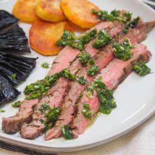 Chimichurri marinated steak