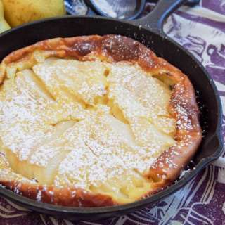 Pear clafoutis