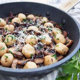 Mushroom gnocchi