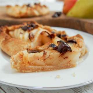 Individual pear galette