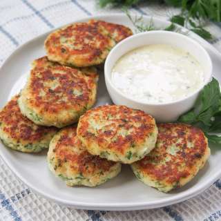 Fiskefrikadeller (Danish fish cakes)
