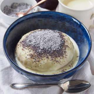 Germknödel (Austrian filled sweet dumplings)