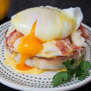 Lobster eggs benedict