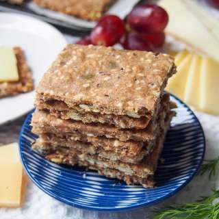 Swedish crispbread (rye seed crackers)