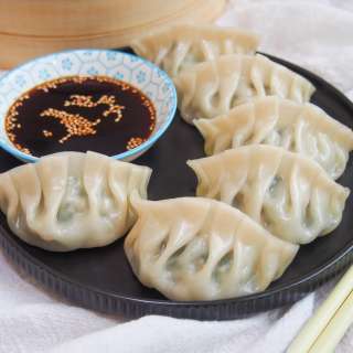 Pork and chive dumplings