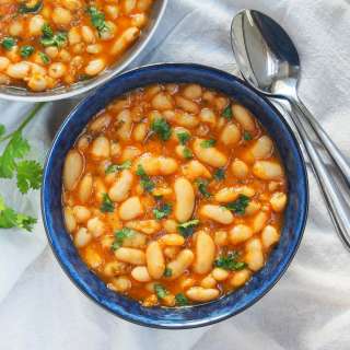 Loubia - Moroccan stewed white beans