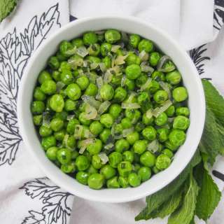 Minted peas