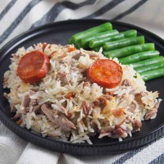 Arroz de pato (Portuguese duck rice)