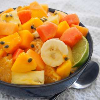 Tropical fruit salad
