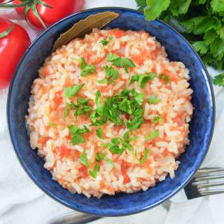 Portuguese tomato rice, arroz de tomate