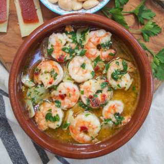 Gambas al ajillo - Spanish garlic shrimp