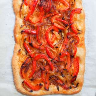 Catalan coca (Spanish pizza)