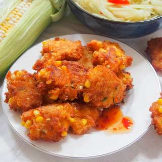 Thai corn fritters