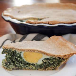 Torta pascualina (spinach ricotta pie)