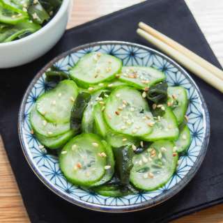 Sunomono, Japanese cucumber salad