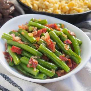 Speckbohnen (German green beans)