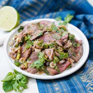 Thai beef salad (Nam Tok, 'waterfall beef')