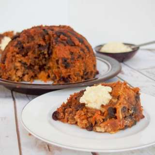 Lighter Christmas pudding