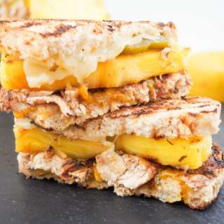 "The Jammin' Jamaican" chicken grilled cheese