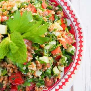 Pomegranate tabbouleh