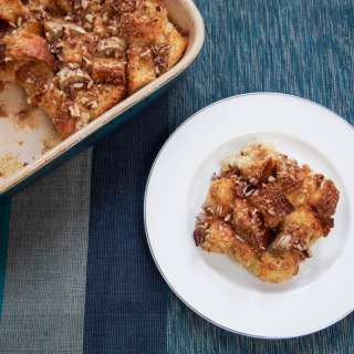Baked banana French toast