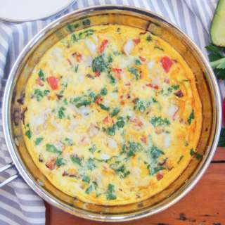 Bacon lobster omelette