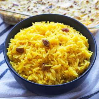 South African yellow rice