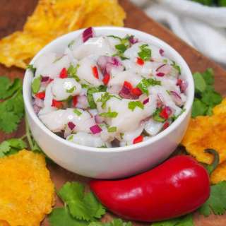 Scallop ceviche