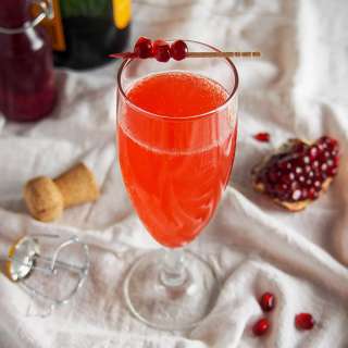 Pomegranate French 75