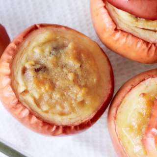 Marzipan-filled Baked Apples