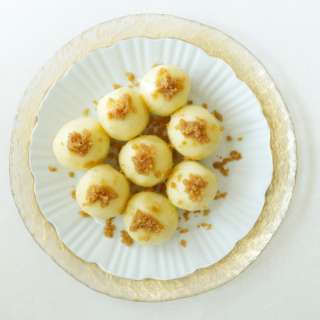 Traditional German Potato Dumplings from Cooked Potatoes