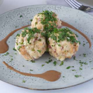 Autentic Speckknödel from Tirol