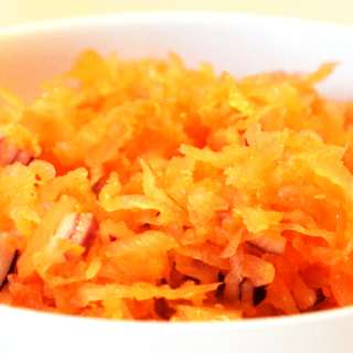 Sauerkraut with carrots and onions
