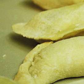 Polish dumplings with potatoes and cream cheese