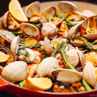 Easy Paella-Inspired Rice Casserole