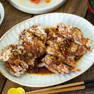 Fried Chicken with Scallion Soy Sauce (Yurinchi)