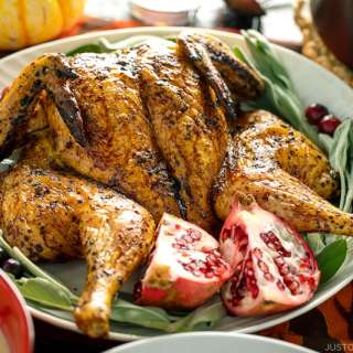 Honey Soy Glazed Spatchcock Chicken