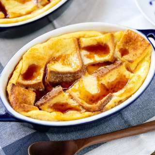Pan Pudding (Japanese Milk Bread Pudding)