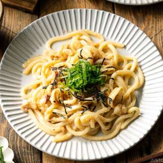 Mentaiko Udon (Spicy Cod Roe Udon)