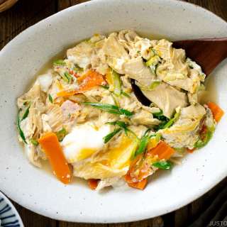 Japanese Simmered Egg and Yuba Tofu Skin (Tamagotoji)
