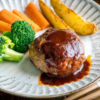 Japanese Hamburger Steak (Hambagu)