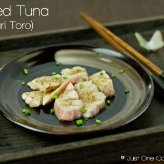 Seared Tuna Sashimi (Aburi Toro)